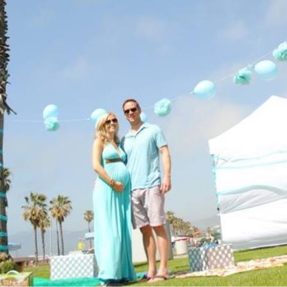 Sky dress maxi maternity pregnancy OR NOT!!